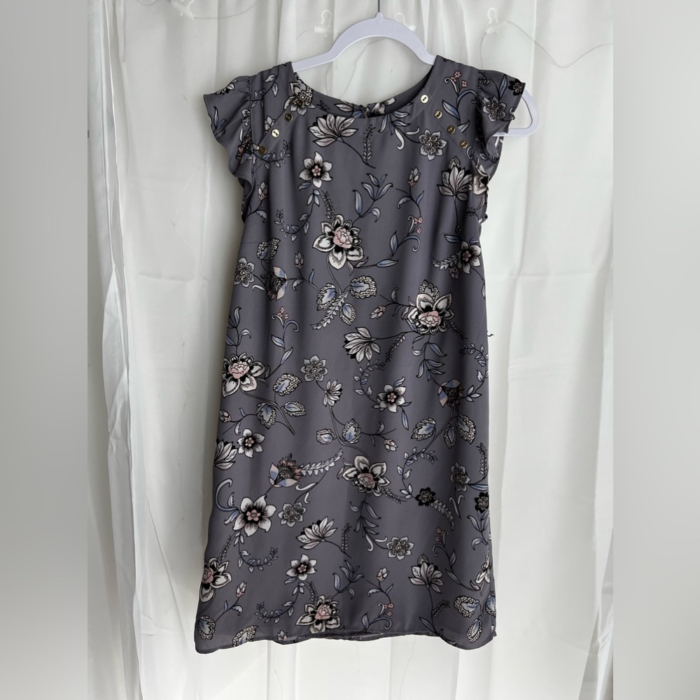 Loft Dress Purple Floral Women’s size XS